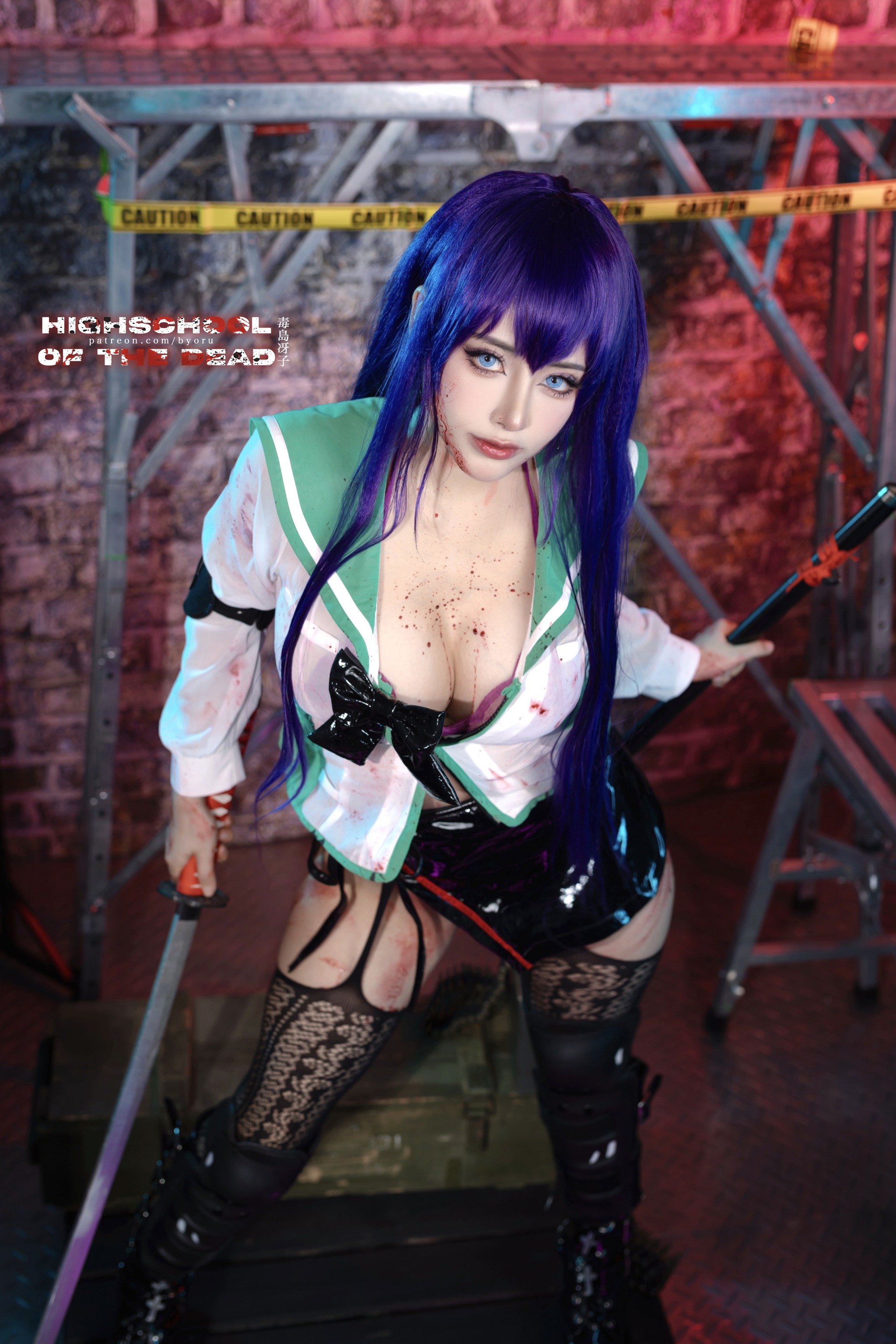 图片[1]-Byoru – NO.180 Saeko Busujima[47P]-XikXak